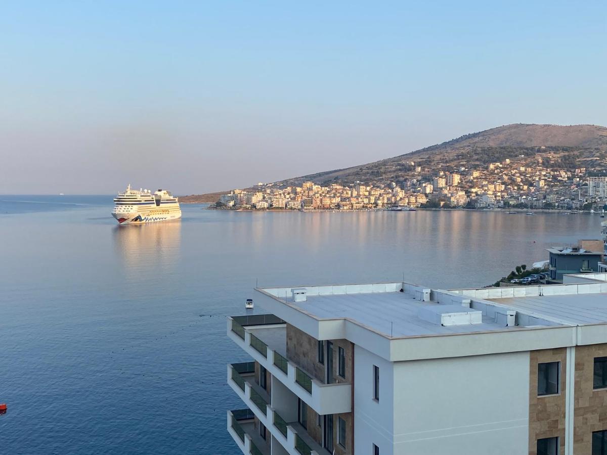 Apartment With Huge Sea View Balcony Саранда Екстер'єр фото