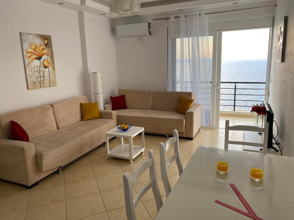 Apartment With Huge Sea View Balcony Саранда Екстер'єр фото