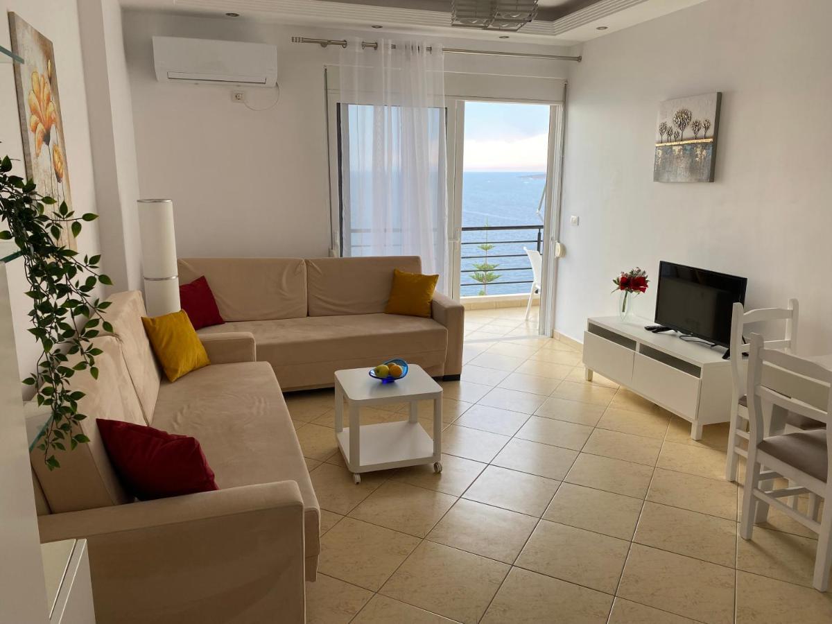 Apartment With Huge Sea View Balcony Саранда Екстер'єр фото