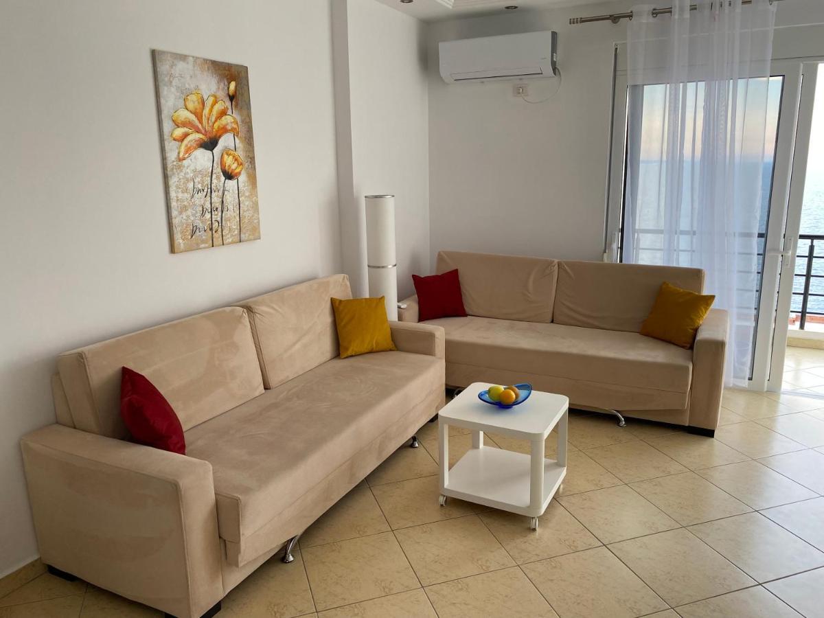 Apartment With Huge Sea View Balcony Саранда Екстер'єр фото